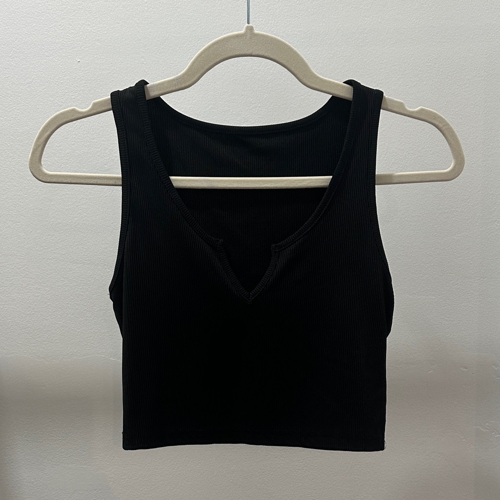 Black Crop Top